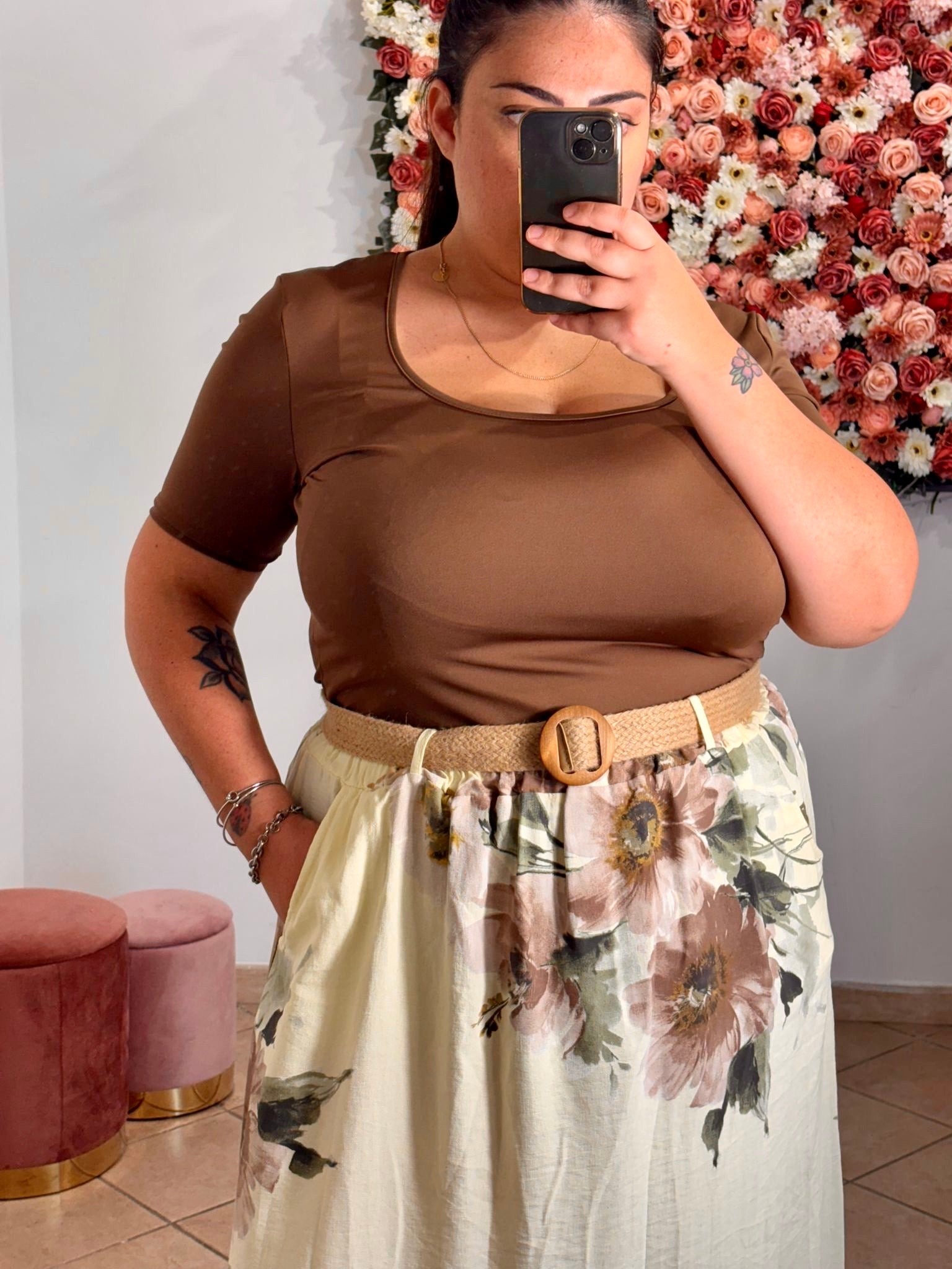 Gonna susy floreale